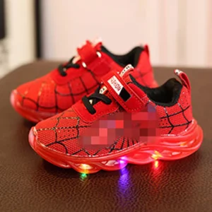 Cartoon Boys Sports Shoes Sneakers for Children Glowing Kids Luminous Enfant Baby Girls Shoes With LED Lights