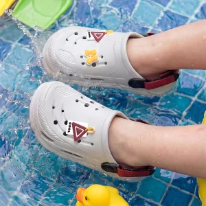 Cartoon Children’s Sandals Cave Shoes Summer Boys’ and Kids Anti slip Soft soled Beach Shoes Girls’ and Infants Clogs slippers