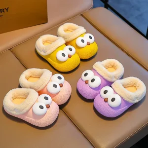 Cartoon Design Baby Boys and Girls PVC Shoes Fashion Winter Children Indoor Footwear Lightweight Kids Outdoor Slipper