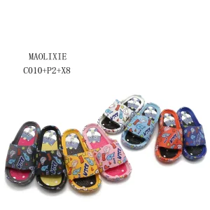 Cartoon Kids Slides Shoes Cute Home Slipper Baby Sandals Footwear Children Slide Slippers
