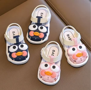 Cartoon Style Children’s Summer Outdoor Soft Soled Beach Shoes for Infants and Young Children in Baotou Kids Sandals