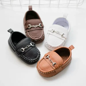 Casual Baby Boy Infant PU Moccasins First Walker Toddler Baby Loafer Shoes for Babies