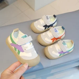 Casual Fancy Shoes Kids Boy Fashion Walking Style Toddler Footwear for Baby Girls Sport Soft Children’s Canvas Shoes