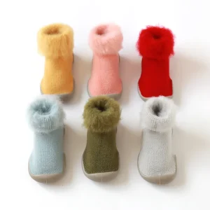 Casual Infant Winter Thick Baby Toddler Shoes Non Slip with Custom Acceptance
