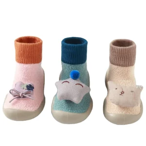 Casual Infant Winter Thick Baby Toddler Shoes Non Slip with Custom Acceptance