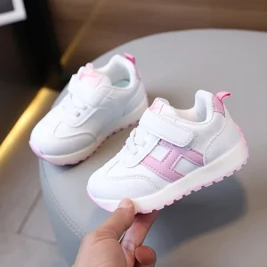 Casual Kid Sneaker for Boys and Girls Flat Outdoor Sport School Shoes for Winter and Spring