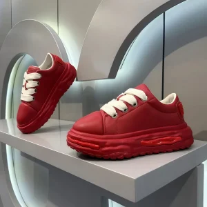 Casual Men’s Sneakers Designer Board Shoes Lace Up Breathable Height Increased Flat Platform EVA Fashion