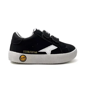 Casual Prewalker Shoes Toddler Baby Sport Black Sneakers for Kids Fashion Custom Leather Children Shoes Boys and Girls