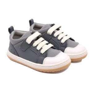 Casual Trendy Barefoot Kids Shoes Breathable Lace-Up and Slip-On Style with for Walking
