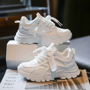 Causal Shoes for Girls and Boys, Sports Shoes for Children, Leather Flats, Kids Sneakers, Fashion Casual Infant Soft Shoes