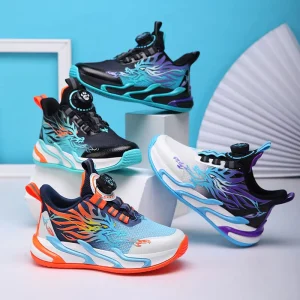 Cema Custom Factory High Top Button Boy’s Brand Children’s Sneakers Super Quality Sports Basketball Shoes