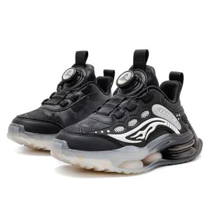 Cema Newly Launched Children’s Leather Upper Thick Soled Outsole Height Increasing Anti Slip Waterproof School Sports Shoes