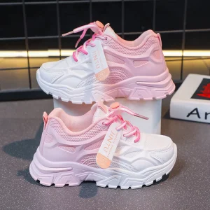 Chaussures Pour Enfants Fashion Soft Sole Sports Shoes Boy Girl Kids Shoes Outdoor Non-slip Basketball Comfort Sneakers for Kids