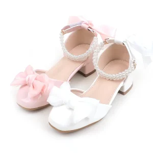 Chaussures pour enfants kids party dresses Shoes suitable for girls wearing skirts fashion heels sandals for kids