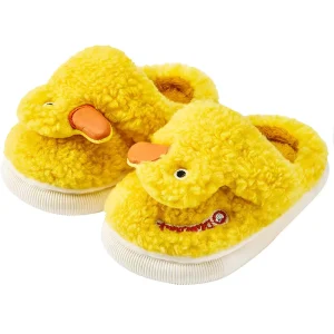 Cheerful Mario Baby Footwear Children Home Slippers Kids Slides for Girls Boys Warm Indoor Plush Cute Winter