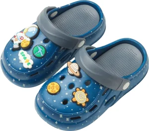 Cheerful Mario Baby Slippers Breathable Cartoon Printed Indoor Sandals Anti Slippery Custom Clogs Flip Flops Stock