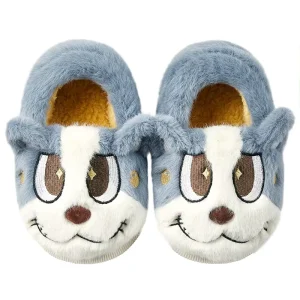 Cheerful Mario Children Cotton Shoes Girls Autumn Winter Infant Non-slip Boys Kitten Baby Plush Cotton Shoes