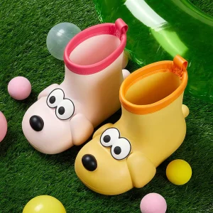 Cheerful Mario Children Rain Boots Non Slip Waterproof Kid’s Rain Boots Baby Rain Shoes Mid Calf