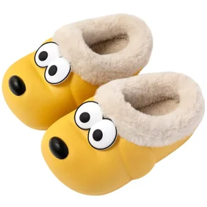 Cheerful Mario New Animal Prints Baby Footwear Winter Children Home Slippers Kids Slides Unisex Warm Non Slip Indoor Cute