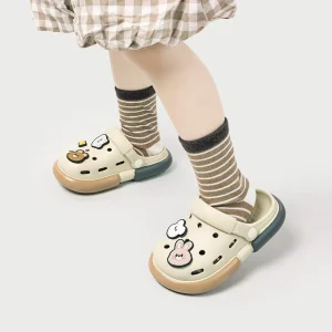 Cheerful Mario New Style Children Slides Footwear Kids Slippers Clogs Stock Cartoon Soft Non slip Outdoor