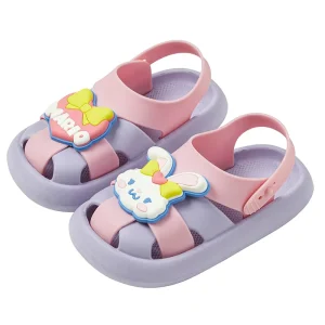 Cheerful Mario Summer Lovely Flip Flops Custom Slides Slippers Kids Designer Sandals Children Indoor Outdoor EVA Soft Shoes