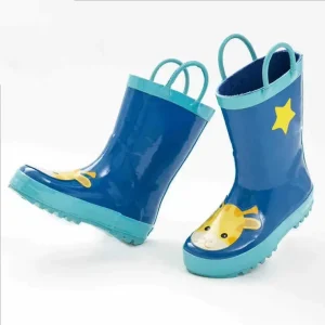 Child Rain Shoe Outdoor Anti slip Children Handle Willionton Boots Kids Rubber Rain Boot