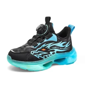Children Basketball Shoes Boys Shoes Autumn and Winter PU Leather Waterproof Boys Sports Shoes