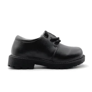 Children Black Leather School Shoes for Boys Flat Wedding Shoes Girls Footwear Kid Dress Shoes