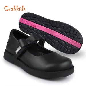 Children Black School Shoes for Boys and Girls Kids Leather Student Children Black School Shoes