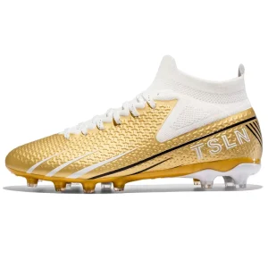 Children Boys Girls Adult Unisex Spring Autumn High Top Breathable Football Soccer Cleats AG TF