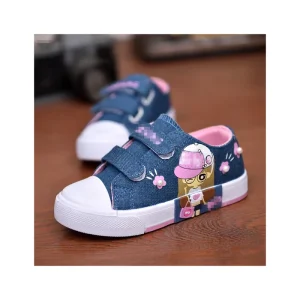 Children Canvas Shoes Denim Breathable Princess Sneakers Casual Shoes Girls Kids Fashion Shoes for Tennis