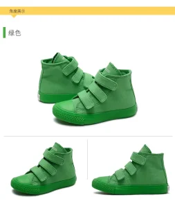 Children Casual Shoe High top Candy Color Trendy Shoes Girl Sneakers Kids Sport Shoes Child Athletic Training Footwear