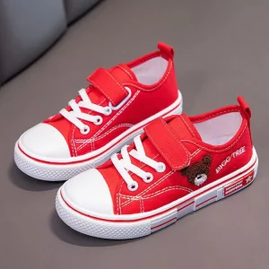 Children Casual Shoes Spring Girl Pink Round Head Shoes Kids Leisure Daily Outdoor Shoes