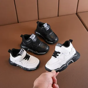 Children Casual Shoes for Baby Boys Fashion Sneakers Non-slip Leather Kids Running Sports Shoes Girls Toddler Trainers Shoe