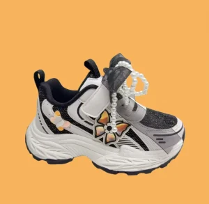 Children Casual Sneaker Shoes Anti Skid Lace up Cute Baby Kids Boy & Girl Lightweight Sport Shoes