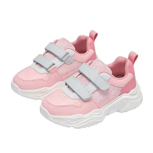 Children Casual Walking Shoes Lace Up Anti Slip Lightweight Comfort Kids Outdoor Running Sneakers Boys Girls