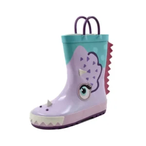 Children Chicken Print Kids Rain Boots Cute Giraffe Cow Printed Rubber Boots