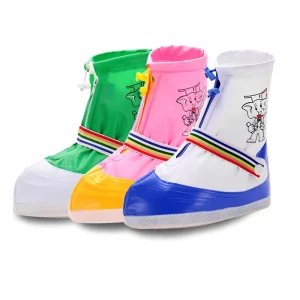 Children Cute Rain Boot Kids PVC Waterproof Rain Shoes 2 7 Age Cartoon Overshoes