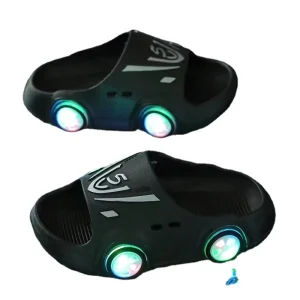 Children Fashion LED Wheel Kids Summer Lighting Outdoor Slide Indoor Non slip Soft Baby Slipper for Kids