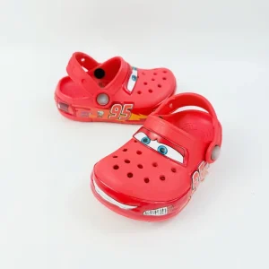Children Flashing Light EVA Upper Slip On Boys Girls Kids Shoes Comfortable Flat Soled Beach Sandals