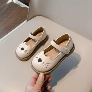 Children Flats Casual Shoes Baby Girls Fashion Cute Cartoons Princess Dance Shoes Infant Kids Dress Shoes