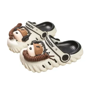 Children Garden Shoes Cute EVA Cartoon Beach Sandals Babies Summer Slippers High Quality Soft Kids Outdoor Slippers Flip Shoes