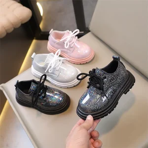 Children Girls Boys Shoes Kid’s Boots Small Leather Shoes for Girls