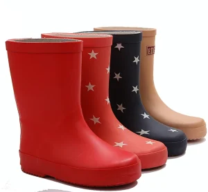 Children Girls Unisex Cotton Matt Comfortable Soft Kids Rubber Wellington Rain Boots for Kids