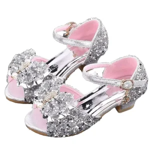 Children Hot Styles Kids Boutique Dress Dancing Princess Shoes Girl Wedding Party Flat Dress Shoes