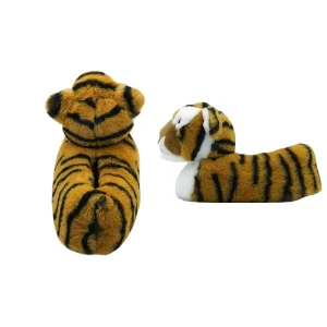 Children Kids Home slippers Lovely Animal Plush Stuffed Tiger Slippers Custom Plush Animal Tiger Slippers