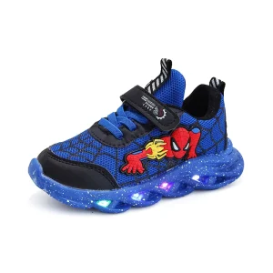 Children LED Shoes With Lights Mesh Toddler Baby Walking Shoes Kids Boys Luminous Sneakers Girls Glowing Sports Running Shoe