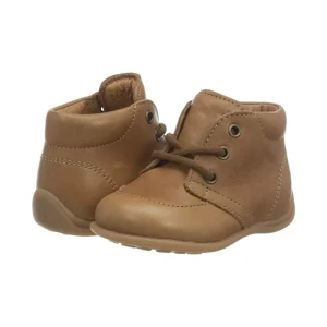 Children Lace up Shoes Casual Walking Genuine Leather Sock Sneakers Boots