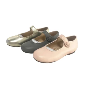 Children Leather Girls Ballet Outdoor Walking Shoes Kid Comfortable Fashion Shoes for Girls