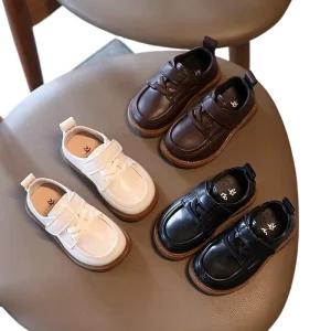 Children Leather Shoes for Boys Girls Kids Casual Flats Sneakers Toddlers Simple Fashion Soft Spring Autumn